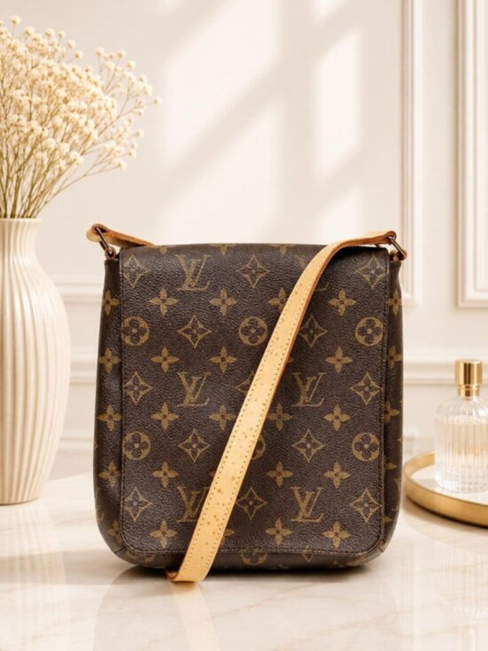 Authentic Louis Vuitton Musette Salsa Monogram Shoulder Bag
